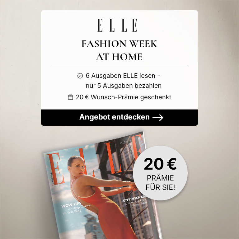 ELLE 6 Ausgaben lesen + 20 Euro Prämie