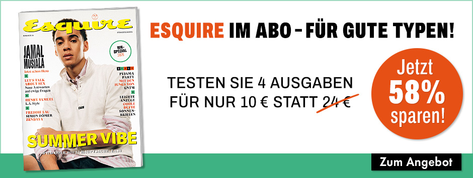 Esquire  Jahresabo - 4 Ausgaben für 10 Euro