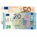 70 € Verrechnungsscheck