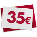 35 € Verrechnungsscheck