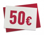 50 € Verrechnungsscheck 